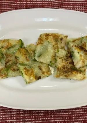 ピーマンと干しエビのチーズチヂミ-レシピのメイン写真