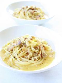 風味が良い〜【柚子胡椒カルボナーラ】-レシピのメイン写真