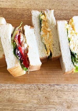 サラダチキンと卵サンド-レシピのメイン写真