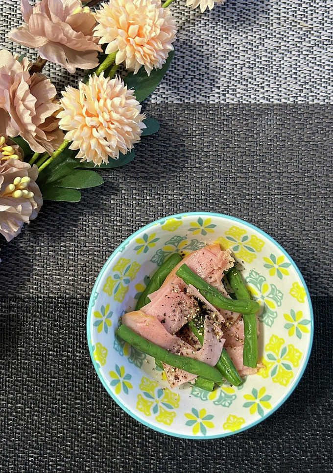 いんげんとハムの黒胡椒風-レシピのメイン写真