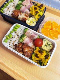 20250605娘ちゃん息子っちのお弁当-レシピのメイン写真