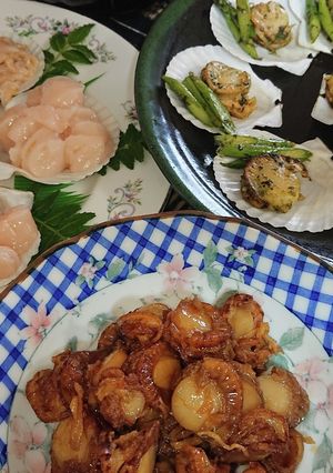 ホタテ稚貝バジルソース炒め-レシピのメイン写真