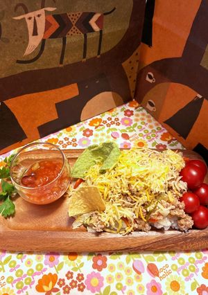 レンジで半日分野菜タコライス-レシピのメイン写真