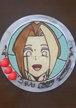 マッシュル　フィン　キャラケーキ-レシピのメイン写真