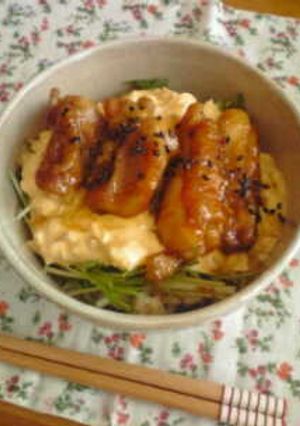 照り焼きチキンのタルタル丼-レシピのメイン写真
