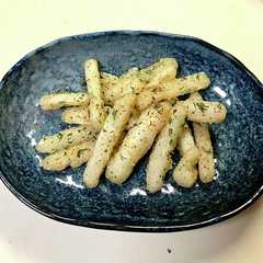 รูปของ 長芋のホクカリバタースパイス炒め