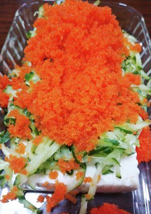 とびっこの塩漬けの冷や奴-レシピのメイン写真