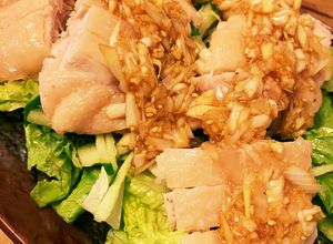 柔らか☆鶏もも肉の蒸し鶏☆香味タレ-レシピのメイン写真