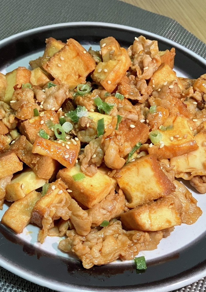 厚揚げと豚肉のヤンニョム炒め-レシピのメイン写真