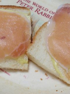 ♡生ハムチーズトースト♡-レシピのメイン写真