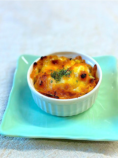 マカロニサラダでチーズマヨ焼き-レシピのメイン写真