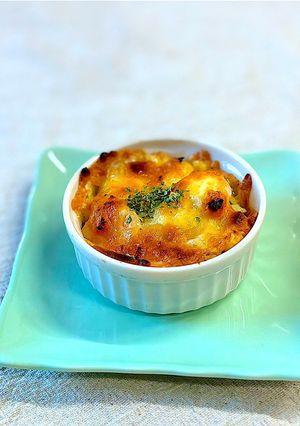 マカロニサラダでチーズマヨ焼き-レシピのメイン写真