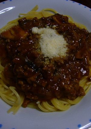簡単♪なすとエリンギのミートソースパスタ-レシピのメイン写真