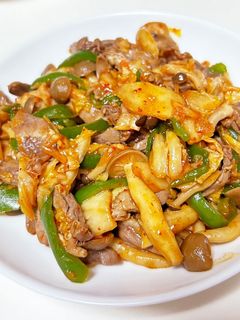 鶏ハツのキムチ炒め-レシピのメイン写真