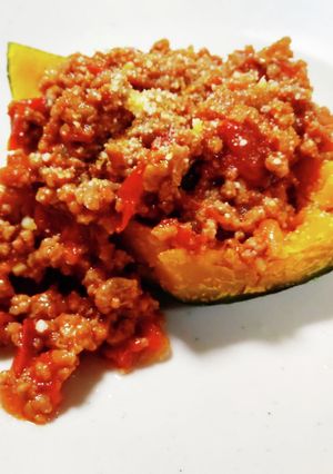 かぼちゃのステーキハンバーグ-レシピのメイン写真
