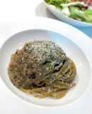 実山椒と色々キノコのクリームパスタ