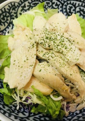鶏むね肉のサラダチキン風蒸し焼き-レシピのメイン写真