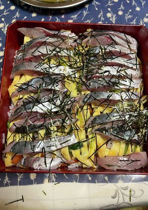 あじのチラシ寿司-レシピのメイン写真