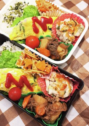 高１男子とパパの弁当240606-レシピのメイン写真
