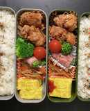 男子高校生弁当　記録5 冷凍唐揚げ