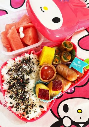 JK弁当6/5 豚肉まきまき-レシピのメイン写真