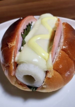 ロールパンで♪香ばし竹輪トースト-レシピのメイン写真