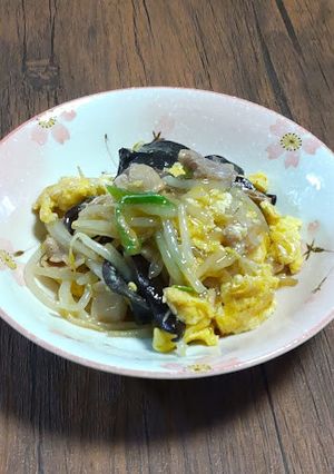 豚肉ときくらげの中華たまご炒め-レシピのメイン写真