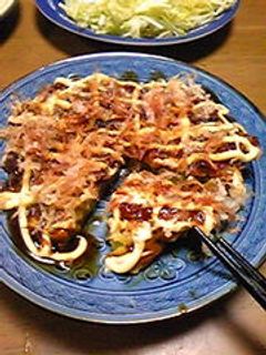余った揚げ物材料で★即席お好み焼き^^♪-レシピのメイン写真