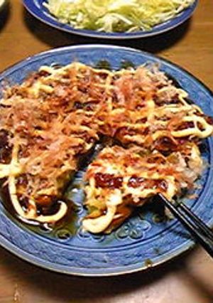 余った揚げ物材料で★即席お好み焼き＾＾♪-レシピのメイン写真