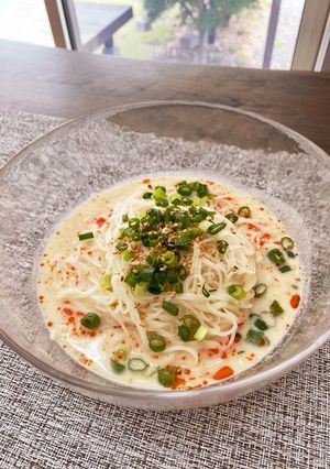 ゴマ豆乳そうめん-レシピのメイン写真