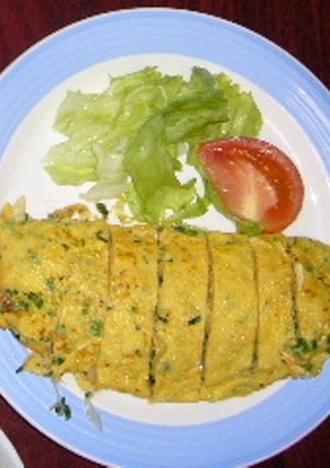ご飯がすすむ！ねぎみそ玉子焼き-レシピのメイン写真