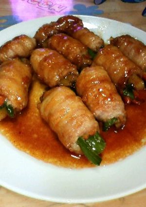 豚ﾊﾞﾗと野菜3種☆★☆こってり甘辛焼き-レシピのメイン写真
