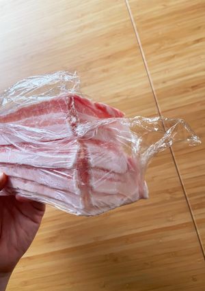 包丁まな板不要！新・豚バラ冷凍法-レシピのメイン写真