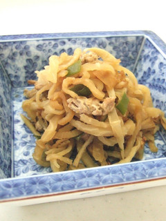 めんつゆで簡単♪切干大根と豚肉の蒸し煮-レシピのメイン写真