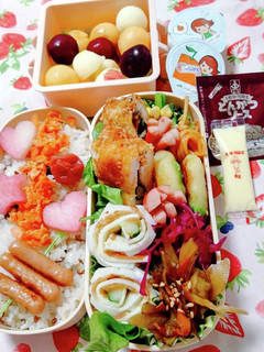 今日のお弁当♪女子中学生♡-レシピのメイン写真