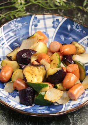 簡単！シャウエッセンと夏野菜の中華炒め-レシピのメイン写真