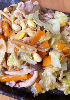 ワンパンで簡単！豚肉とたっぷり野菜の旨煮-レシピのメイン写真
