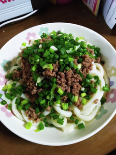 鶏のそぼろうどん-レシピのメイン写真