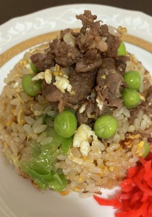 牛肉を使ったチャーハン　250-レシピのメイン写真