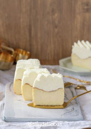 ダブルチーズケーキ-レシピのメイン写真