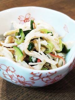 きゅうりと鶏むね肉の中華サラダ-レシピのメイン写真