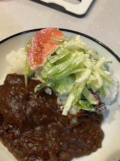 カレーのお供にレタスサラダ-レシピのメイン写真