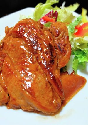 鶏むね肉のウスターソース焼き-レシピのメイン写真