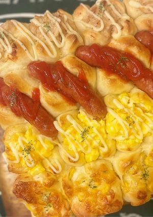 よくばり☆4種のちぎり惣菜パン②-レシピのメイン写真