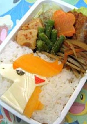 キャラ弁　ポニータ弁当（ポケモン）-レシピのメイン写真