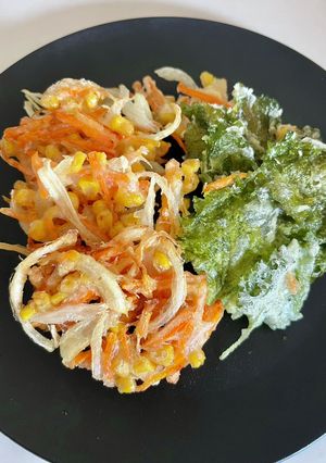 冷めてもサクサクフライパンでかき揚げ-レシピのメイン写真