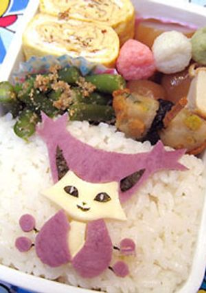 キャラ弁　エネコロロ弁当（ポケモン）-レシピのメイン写真