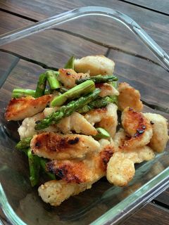 鳥ささみとアスパラの塩炒め-レシピのメイン写真