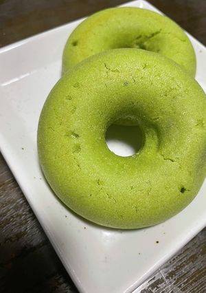 モチモチ抹茶の米粉焼きドーナツ-レシピのメイン写真