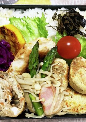6/7 ﾖｯﾁｬﾝ☆コロッケ弁当-レシピのメイン写真